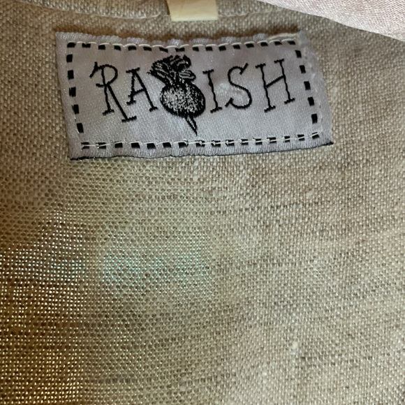 100%Linen RADISH Jacket - Picture 4 of 8